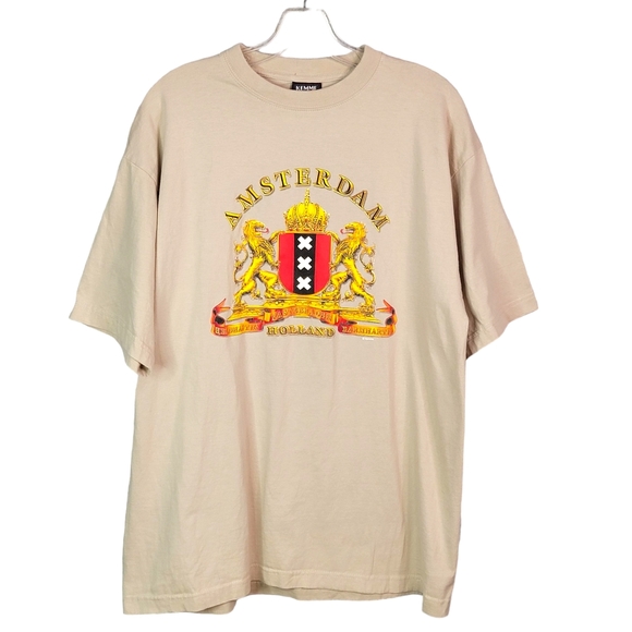 kemme Other - Kemme Amsterdam Holland Vintage Crested Logo Graphic Tee T-Shirt Men's L